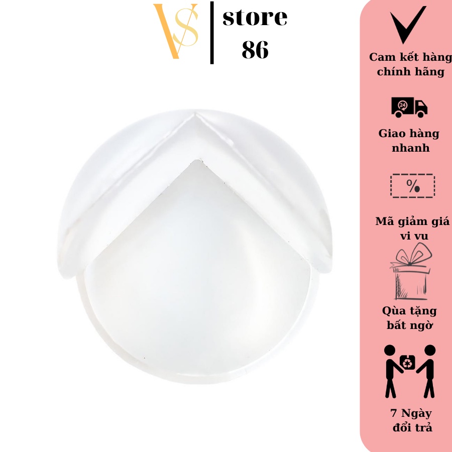 Set 4 miếng bịt góc bàn, bọc cạnh bàn silicon tránh va đập, an toàn cho bé và người già VS STORE