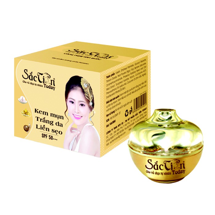 KEM MỤN LIỀN SẸO (ngọc trai, nghệ, ốc sên) 8g (mới) Sắc Tiên Today