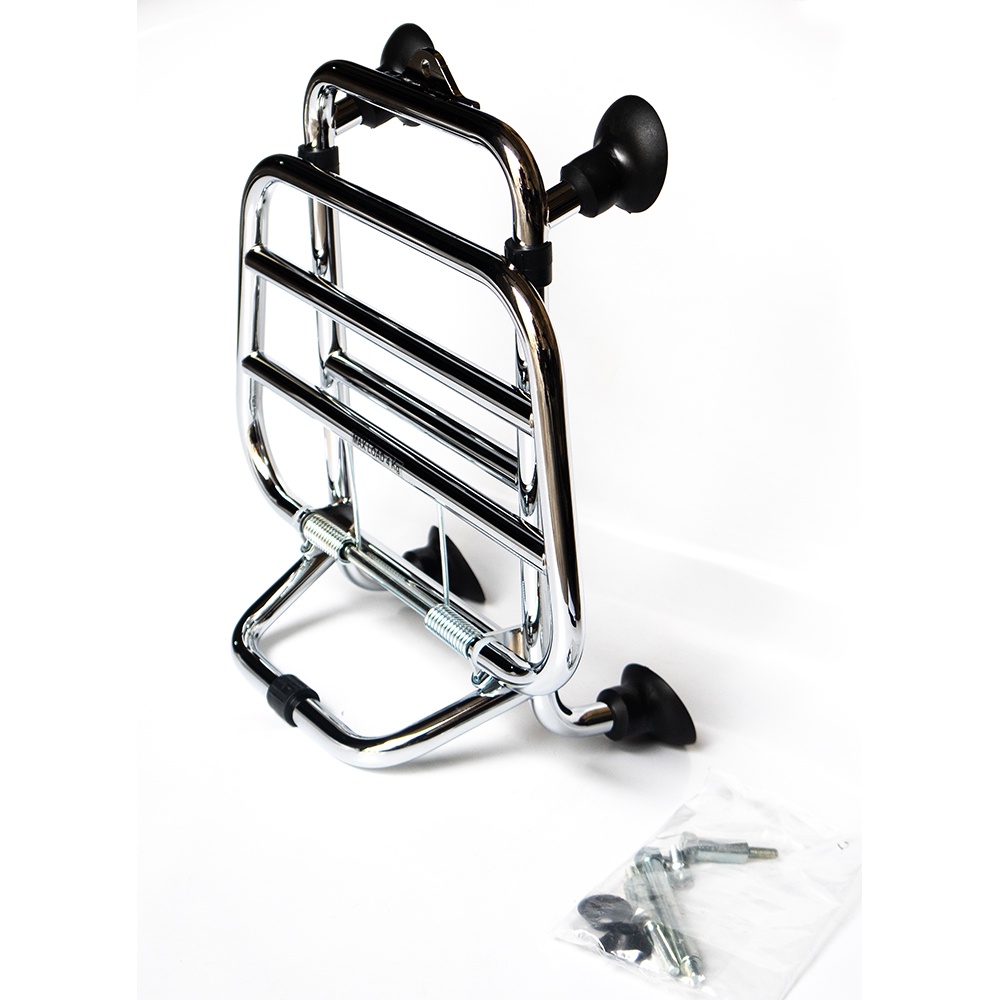 Baga trước cho xe Vespa GTS HPE mã 1b003754 màu Chrome sáng bóng