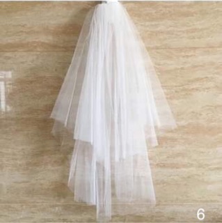 Khăn voan cô dâu dài 80-100cm