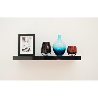 Kệ treo tường giấu chân - 60x20x3cm - đen - K2B
