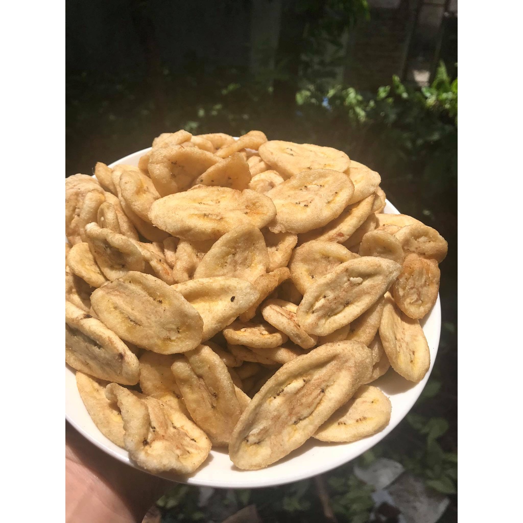 500GR CHUỐI SẤY GIÒN NGUYÊN CÁNH VÀNG NGON GIÒN