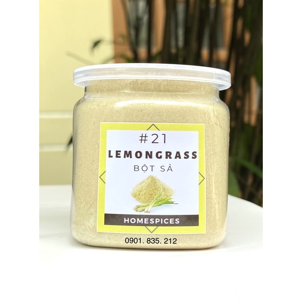 Bột sả nguyên chất dùng để ướp thịt, hải sản-Lemongrass ground