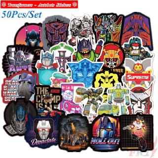 ❉ Transformers Miếng Dán Trang Trí Xe Hơi 02 Autobots Hình Transformer Độc Đáo ❉ Bộ 50 Miếng Dán Trang Trí Vali Laptop Ván Trượt Thời Trang DIY