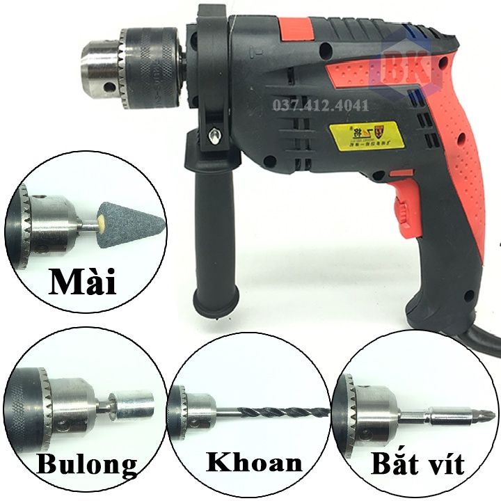 MÁY KHOAN ĐA CHỨC NĂNG 2000W, BỘ KHOAN ĐA NĂNG (KHOAN, BẮT VÍT, SIẾT BU LÔNG, MÀI), TẶNG BỘ PHỤ KIỆN 29 CHI TIẾT