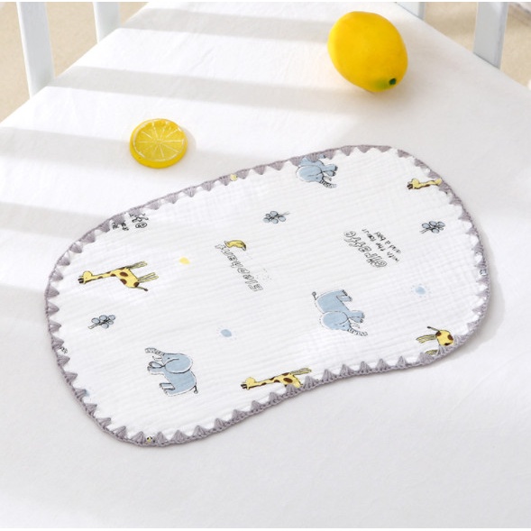 Gối xô sơ sinh cotton 10 lớp mềm mại, thoáng khí cho bé shop mẹ nhím