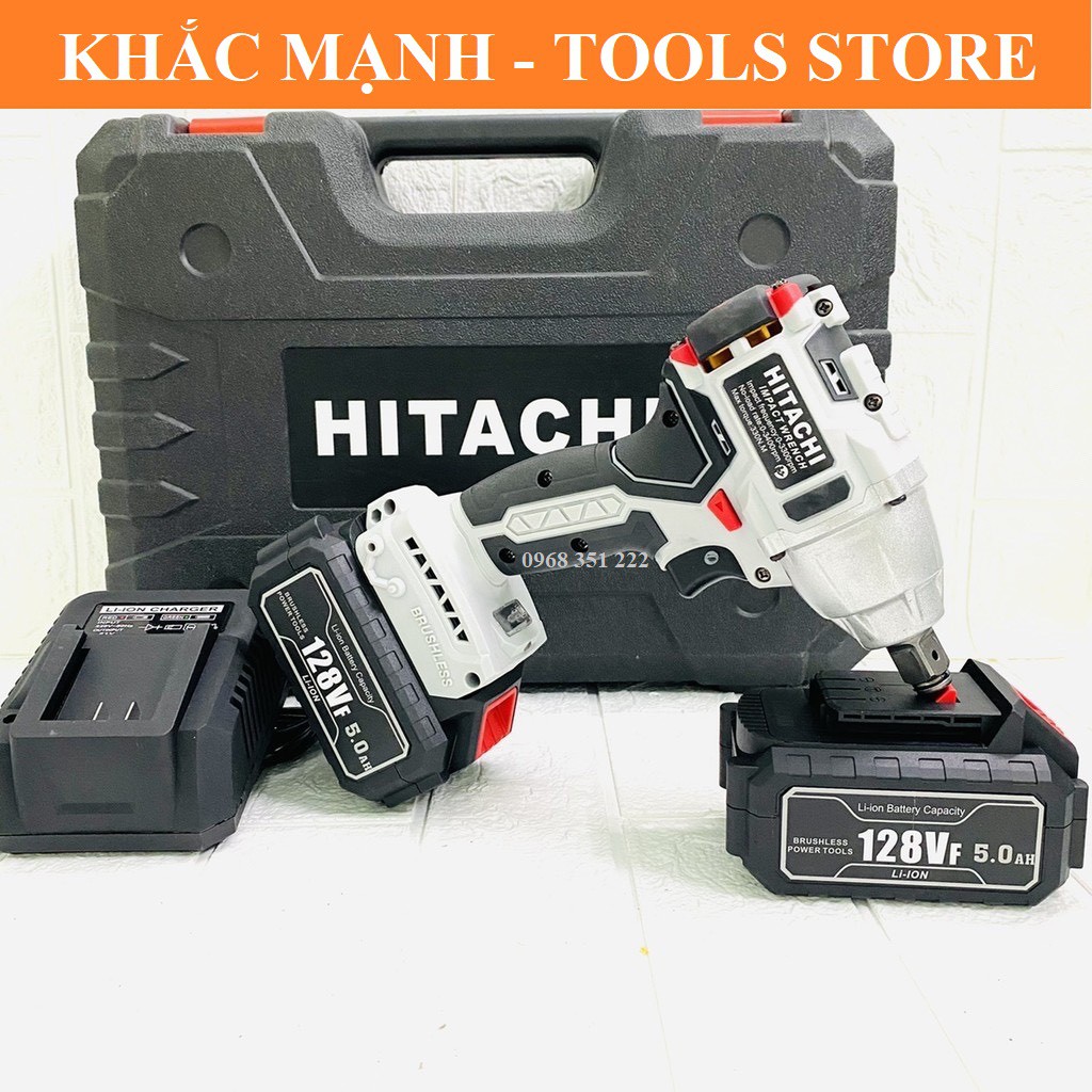 Máy Siết Bulong HITACHI 128V LOẠI CAO CẤP - động cơ không chổi than