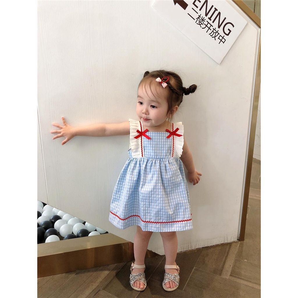 Đầm Công Chúa Sát Nách Thiết Kế Dễ Thương Cho Bé Gái