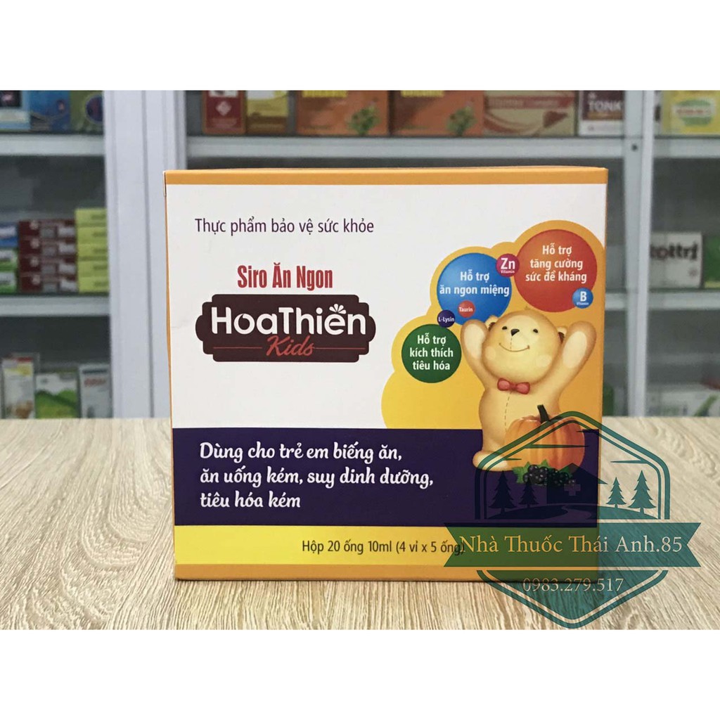 Siro Ăn Ngon Hoa Thiên Kids Dùng Cho Trẻ Biếng Ăn , Ăn Uống Kém , Suy Dinh Dưỡng , Tiêu Hóa Kém
