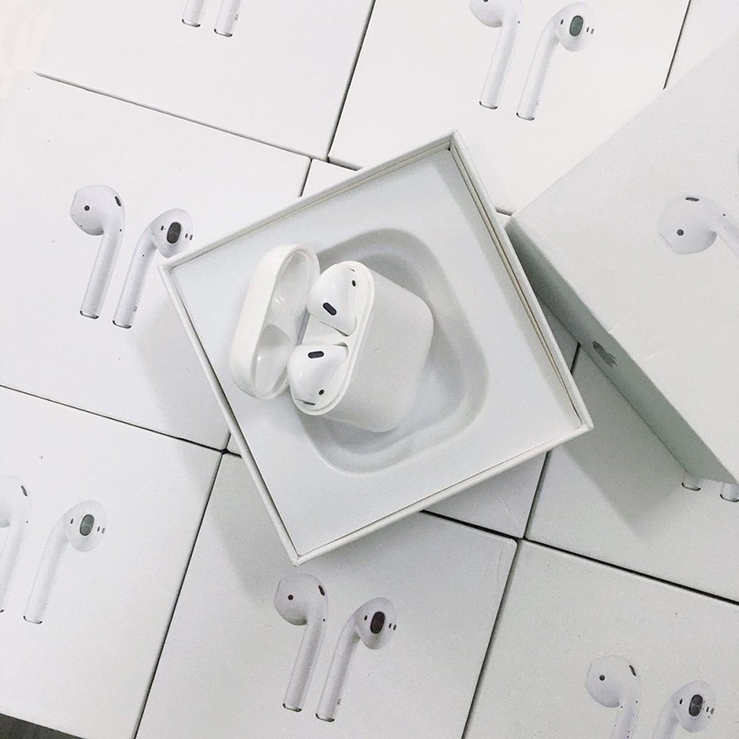 Tai Nghe AirPod 2 Phiên Bản 2021 Chip Louda 1536U Check Setting - Định Vị - Đổi Tên - Sạc Không Dây - Bảo Hành 6 Tháng