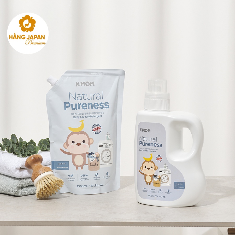 Nước giặt - xả quần áo sơ sinh Kmom Hàn Quốc