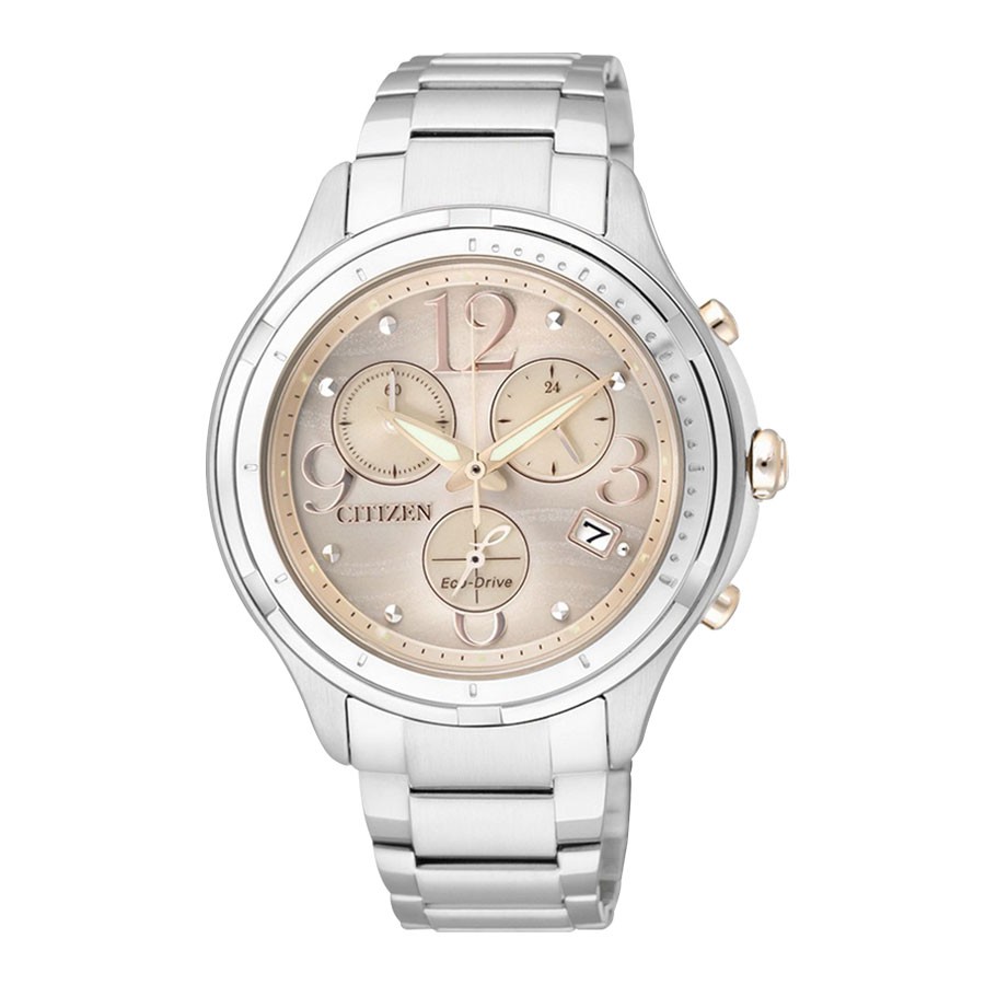 Đồng Hồ Nữ Citizen Dây Thép Không Gỉ  FB1371-58P - Mặt Vàng (Sapphire)