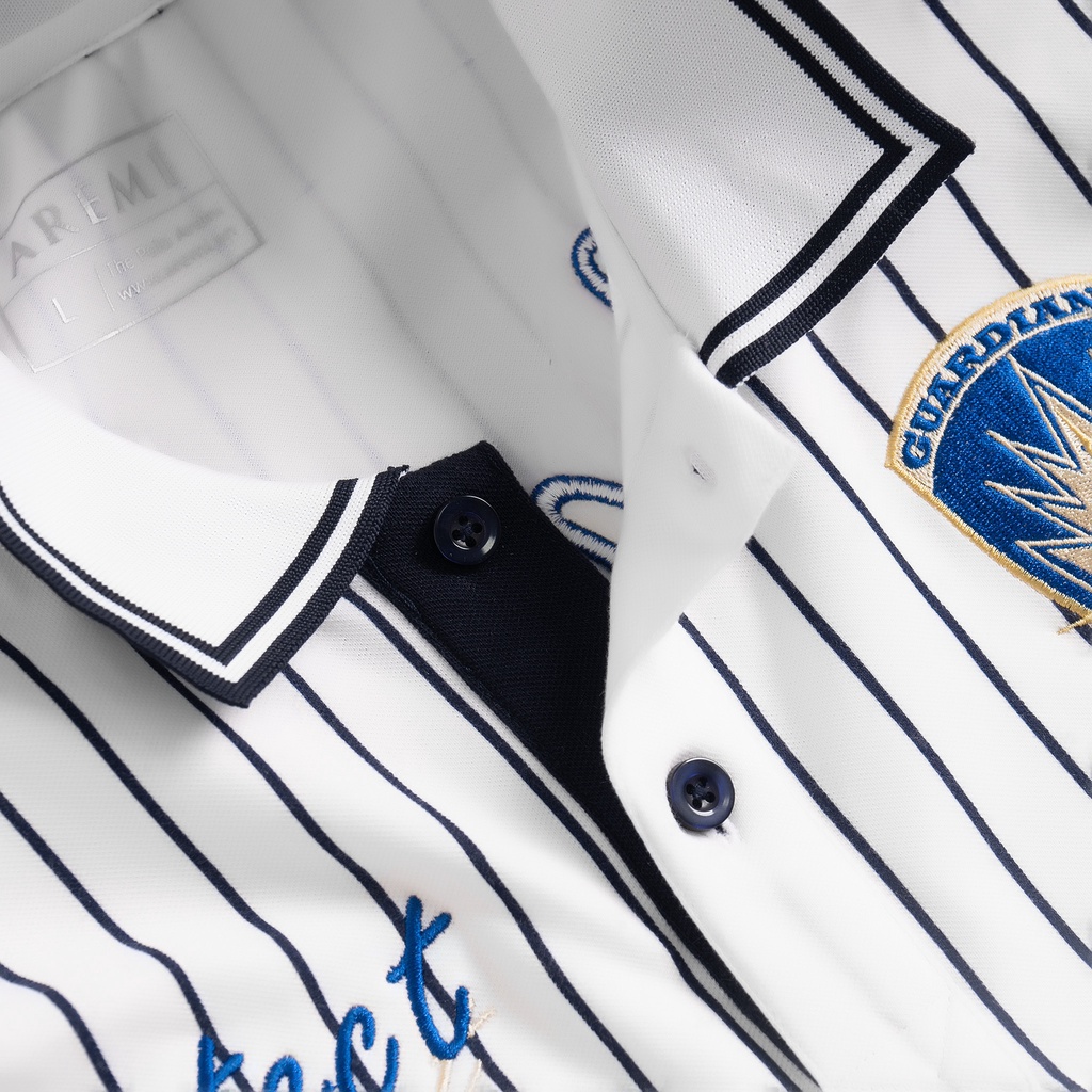 Áo Polo nam phối dọc GUARDIAN vải cá sấu Cotton, chuẩn form, thiết kế theo phong cách sang trọng lịch lãm AREMI APL0004 | BigBuy360 - bigbuy360.vn