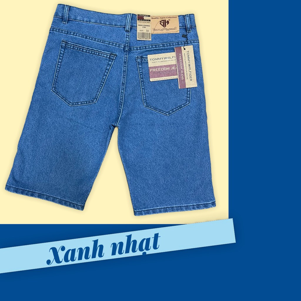 Quần Short Jean nam túi xéo trung niên VNXK