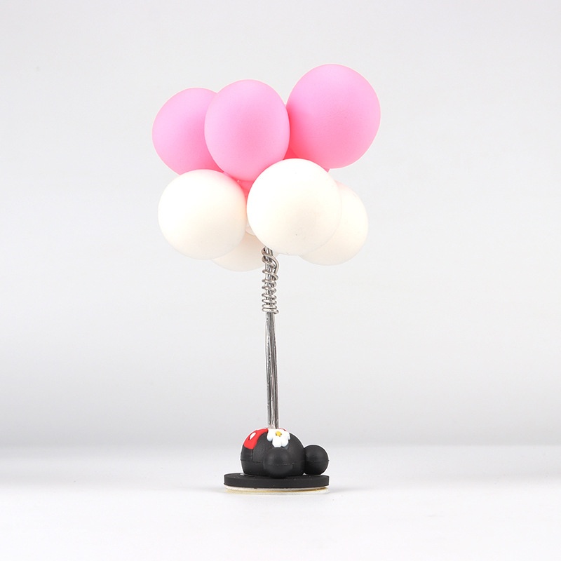 Cute colorful balloon model car decoration nOF2