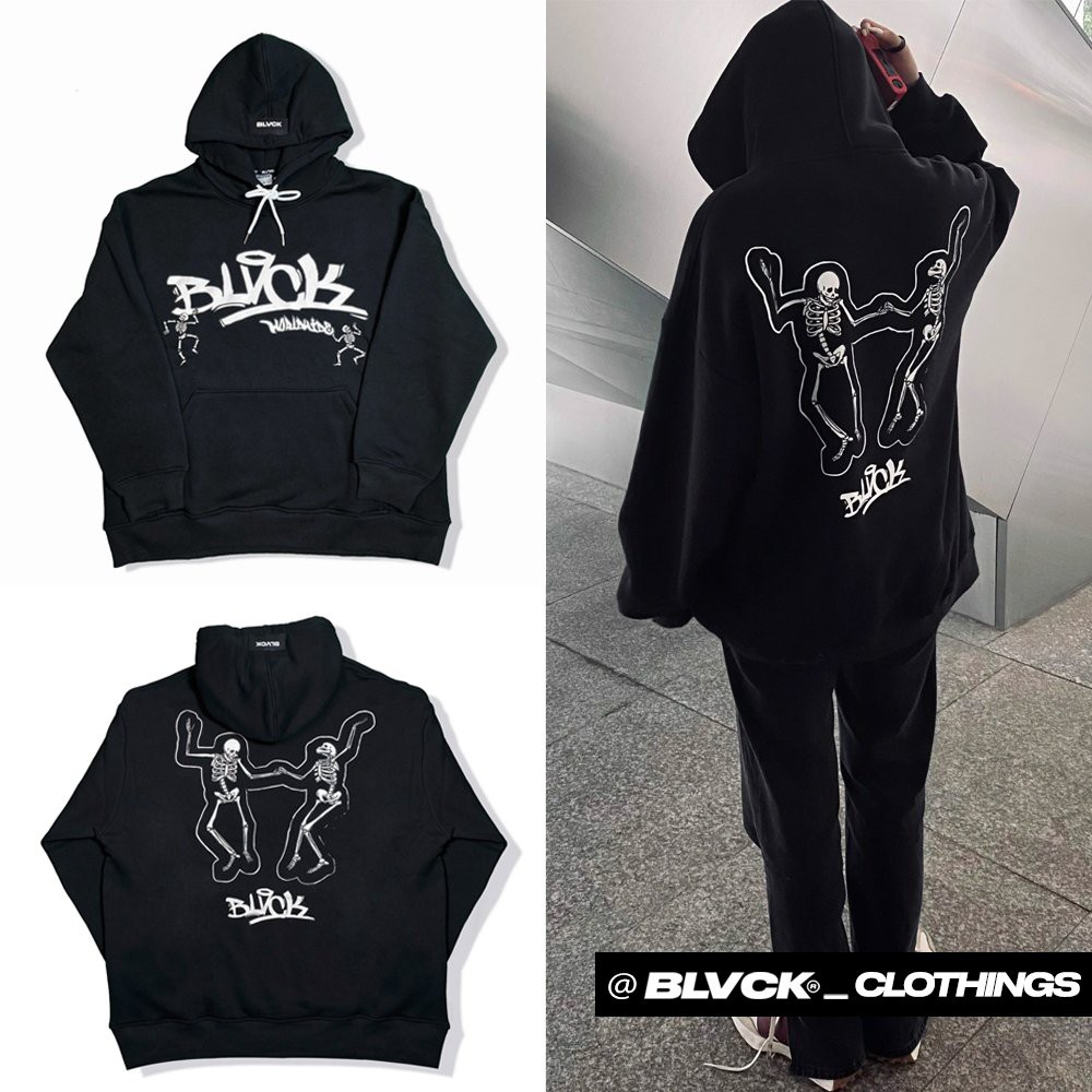 [Mã SKAMSALE8 giảm 10% đơn 200K] Áo khoác nỉ BLVCK Mambo - Màu đen