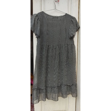 2hand  - Váy voan babydoll chấm bi