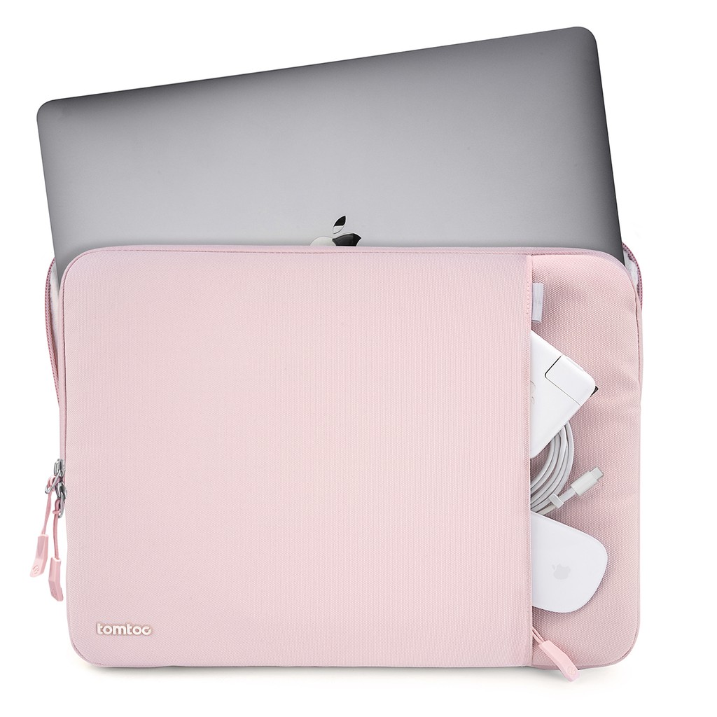 TÚI CHỐNG SỐC TOMTOC (USA) 360° Protective MACBOOK 13" Pink - A13