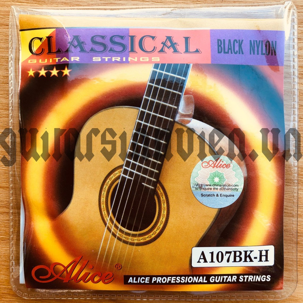 Dây Đàn Guitar Classic Alice A107 Chính Hãng - Dây đàn nilon giá rẻ - dây đàn guitar alice