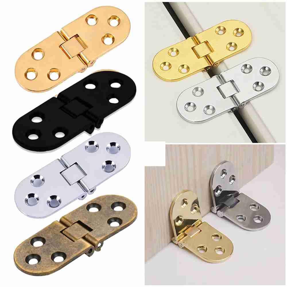 Bộ 2 Bản Lề Cửa Hình Bướm Xoay 180 Độ Chống Rỉ Sét Tiện Dụng