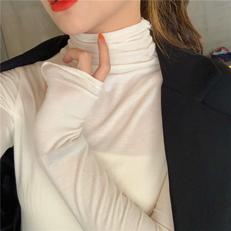 NRVP Áo thun dài tay phong cách thu đông 2020 thanh lịch cho nữ