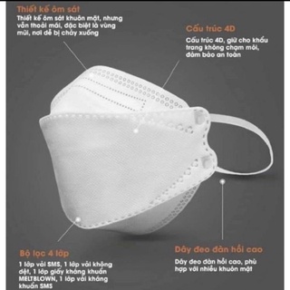 Khẩu Trang 4D Mask KF94 ( Túi 10 cái )