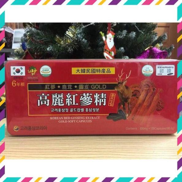 Viên Đạm Tổng Hợp Hồng Sâm Nhung Linh Chi Jeong Won hộp 120 viên