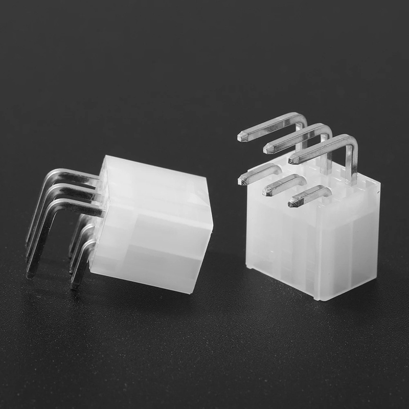 Đầu Nối Nguồn Dạng Cong 6 Pin Cho BTC Mining Header