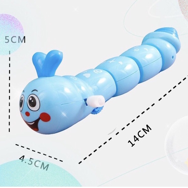Đồ Chơi Trẻ Em 💗FREESHIP💗 Đồ Chơi Sâu Vặn Cót Cho Bé Kích Thích Bé Vận Động Sóc_Toystore