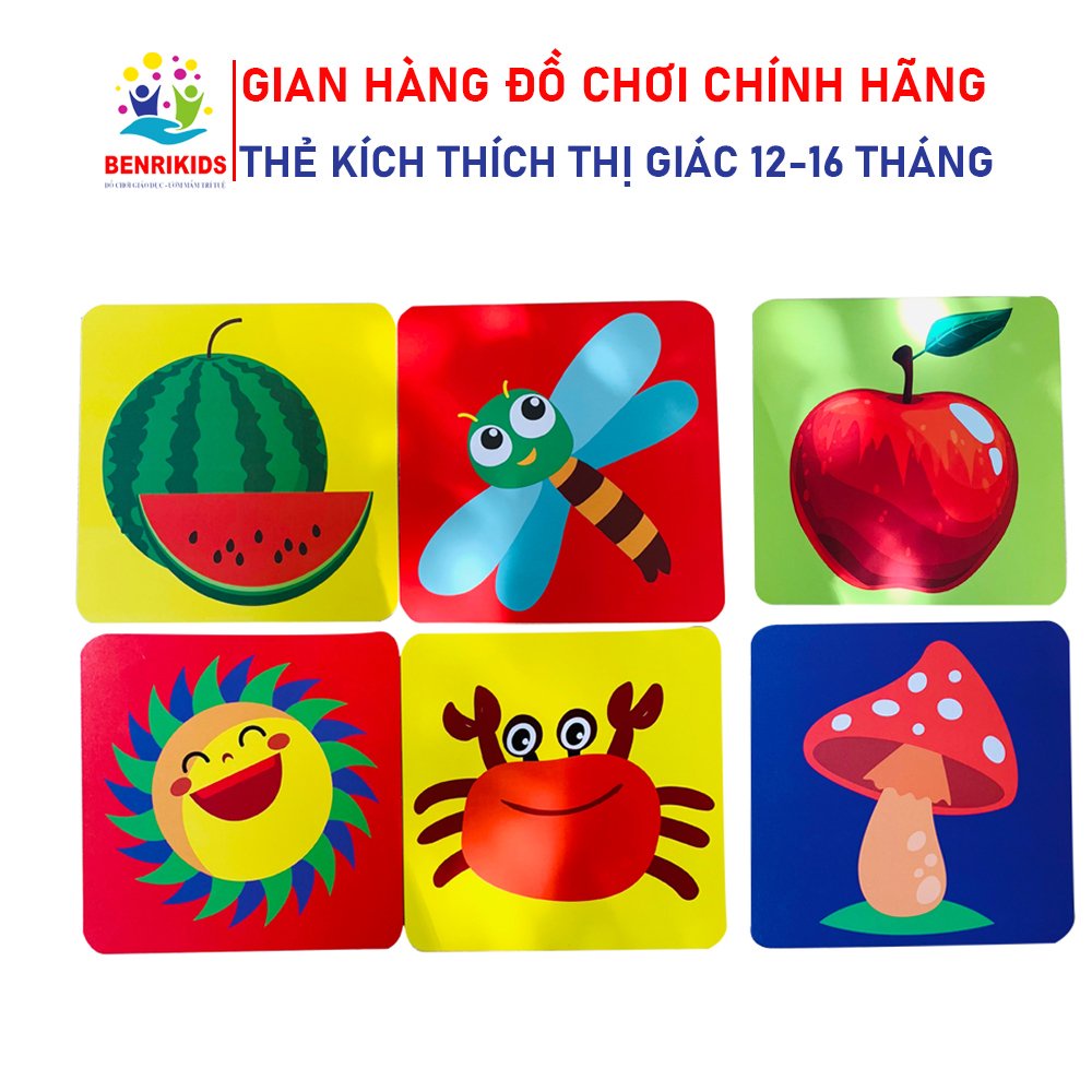 Bộ Thẻ Kích Thích Thị Giác Cho Bé Từ 0 Đến 36 Tháng Tuổi, Đồ Chơi Giáo Dục