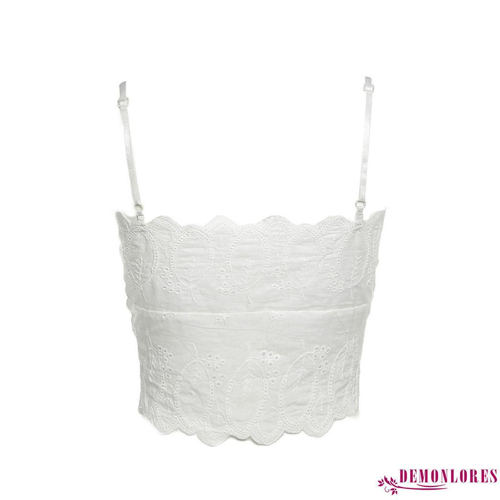 Áo croptop hai dây cổ vuông phối hàng nút phong cách gợi cảm