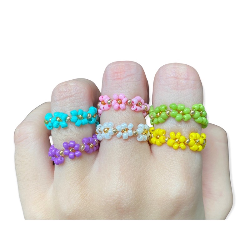 Nhẫn LILI SUMMER FLOWERS RING - LILI’S SUMMER BEADS