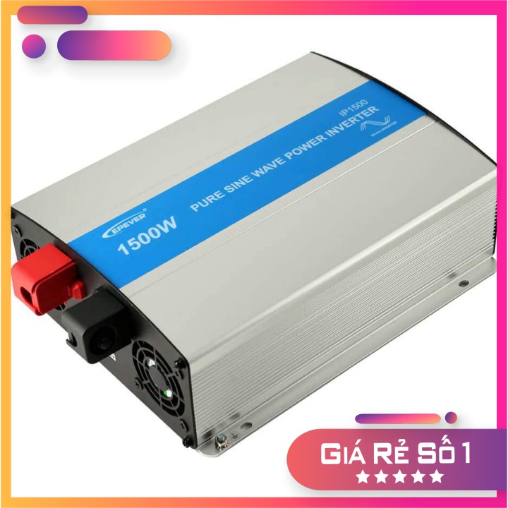 KÍCH INVERTER EPEVER SINE CHUẨN CÔNG SUẤT 1500VA, 12VDC - chính hãng, siêu bền, bảo hành 1 đổi 1 trong vòng 2 năm