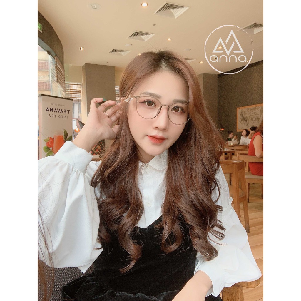 Gọng kính mắt thời trang nam nữ ANNA dáng tròn cá tính chất liệu nhựa dẻo 190HQ062 | BigBuy360 - bigbuy360.vn
