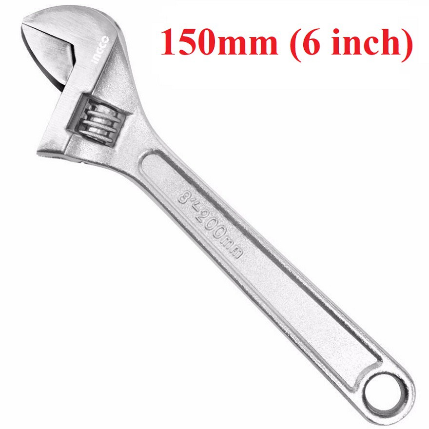 Mỏ lết mạ chrome Ingco 6&quot;/150mm - HADW131062