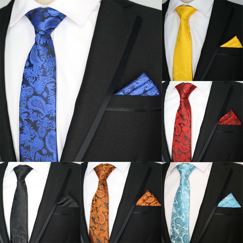 Bộ Cà Vạt Lụa 8CM Sang Trọng Dành Cho Nam