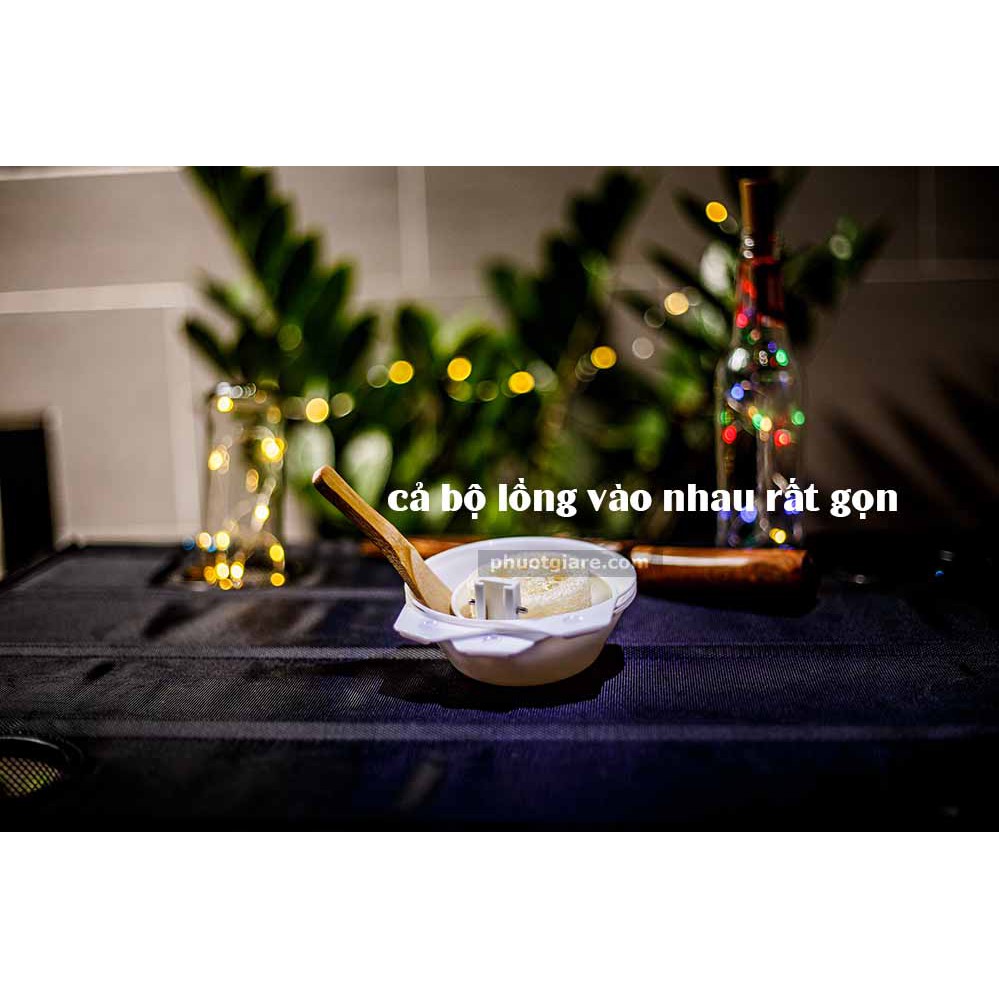 [Freeship 50K] Bộ chén muỗng 5 món dùng đi cắm trại du lịch dã ngoại | BigBuy360 - bigbuy360.vn