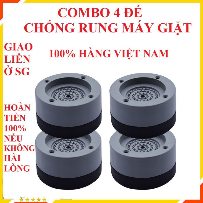 đế chống rung chân máy giặt, chống rung chân tủ lạnh