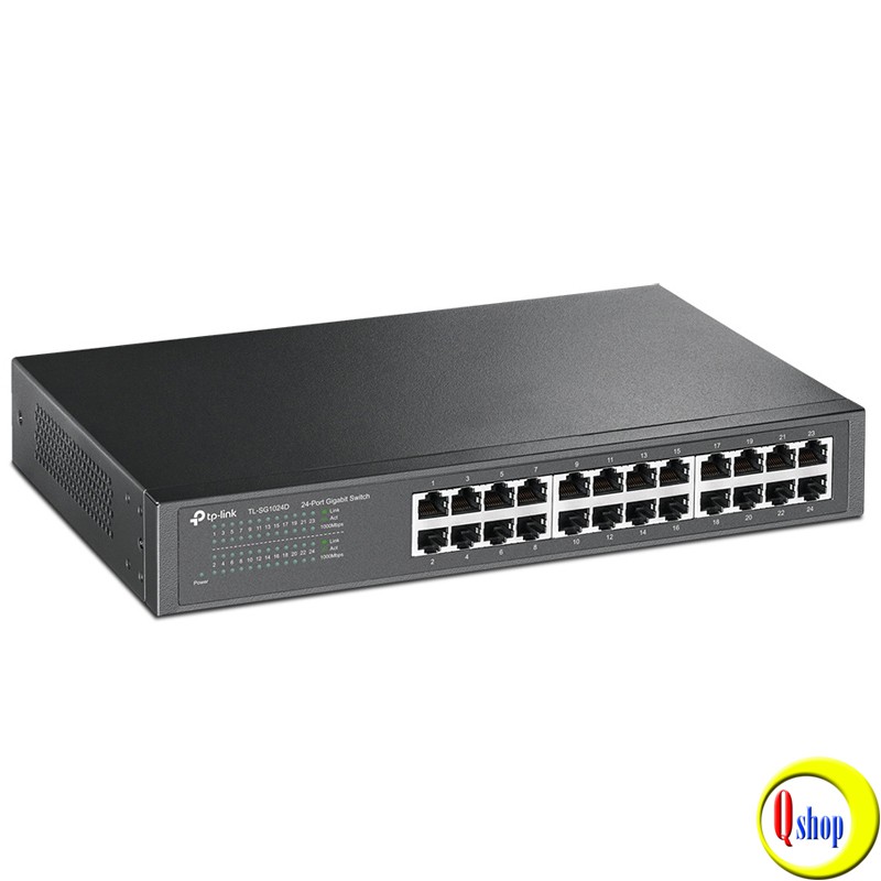 Bộ chia mạng 24 cổng Gigabit TP-Link TL-SG1024D vỏ thép - Chính hãng