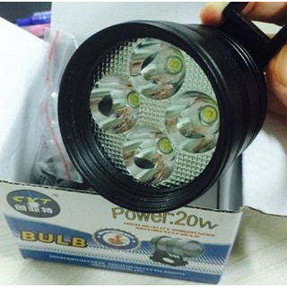 Đèn Led Trợ Sáng L4 cho xe máy đi phượt Siêu Sáng 20W- 2107