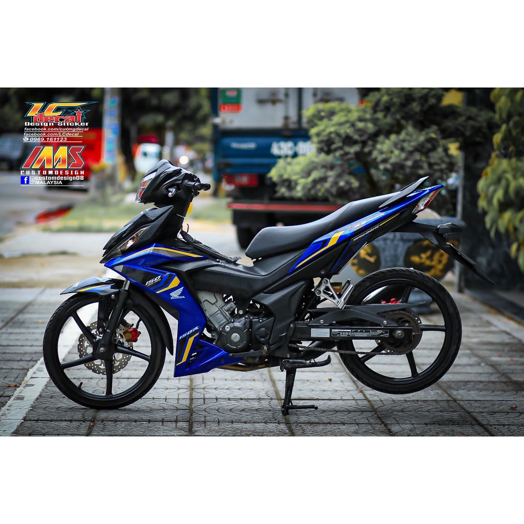 tem rời dán xe winner xanh đen vàng