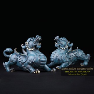 Tỳ hưu Đồng xanh ngọc Cao cấp