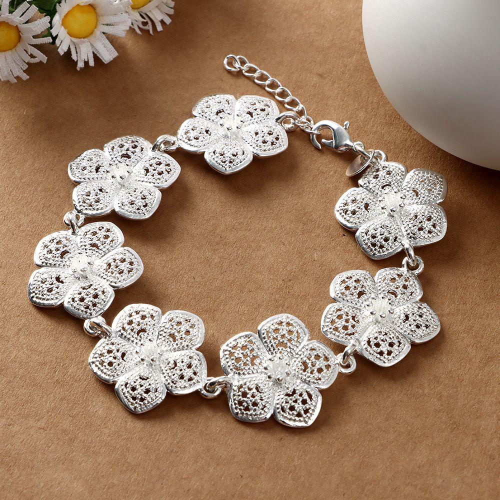 Vòng Đeo Tay Họa Tiết Hoa Dùng Làm Quà Tặng Đám Cưới