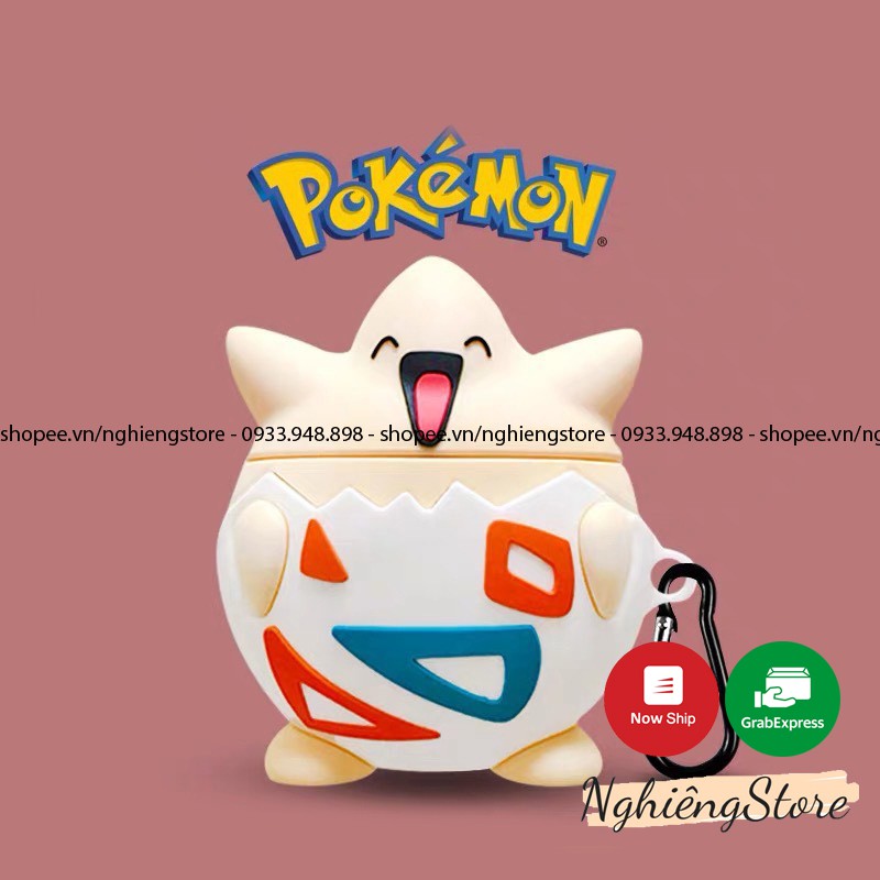 Album hàng mới vỏ bảo vệ tai nghe Airpods 1/2 phim hoạt hình Pokemon TWS i11 i12