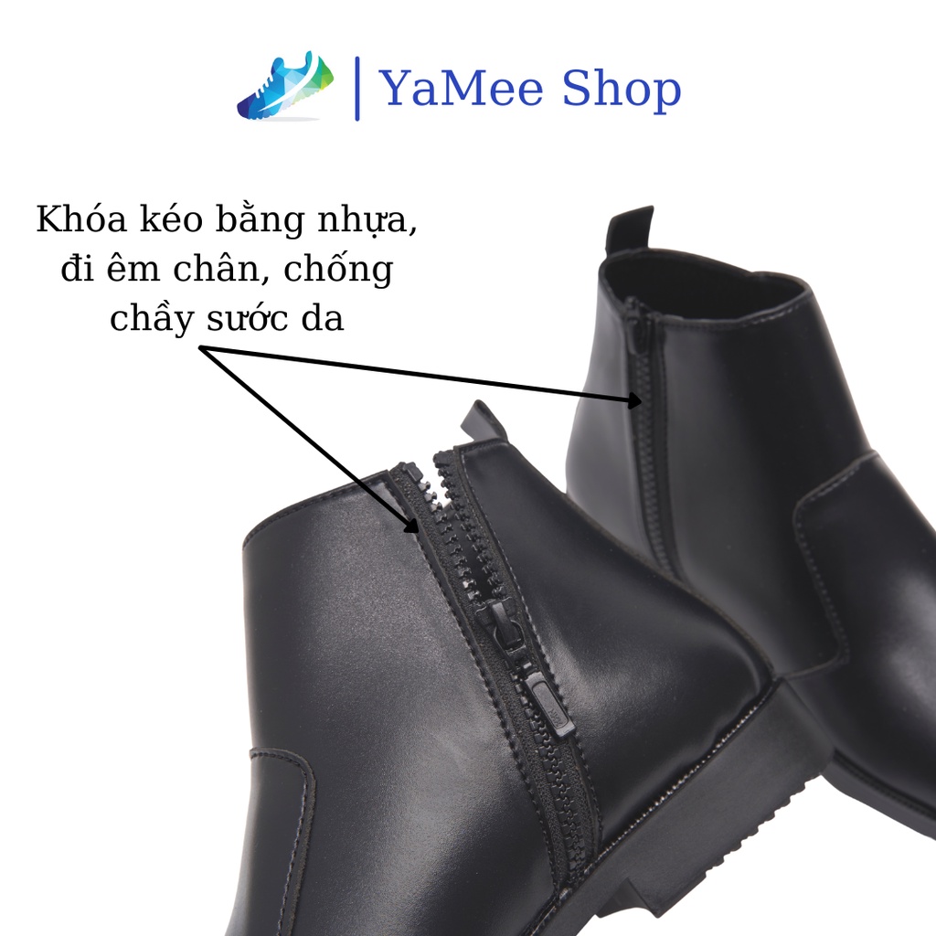 Giày Chelsea Boots Classic cổ khóa, đế khâu chắc chắn