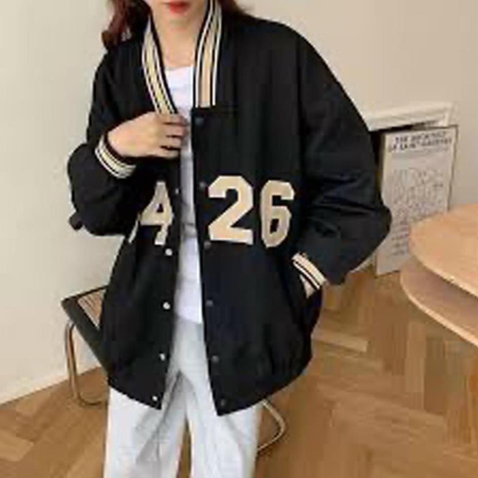 Áo khoác bomber dù 5426 nam nữ form rộng Chống Nắng Siêu Hot của năm