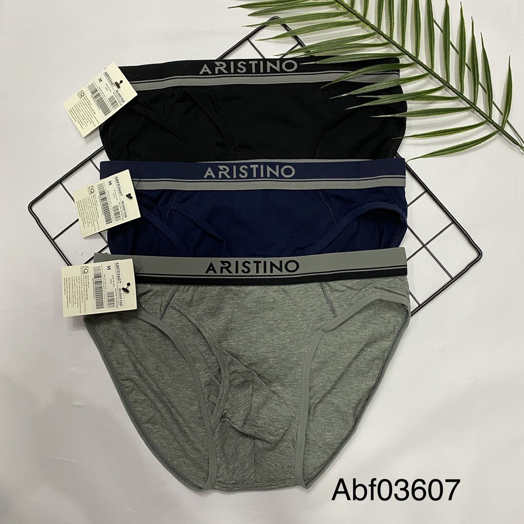 Quần sịp nam tam giác ARISTINO cotton co giãn siêu tiện lợi tiết kiệm thời gian Abf03607