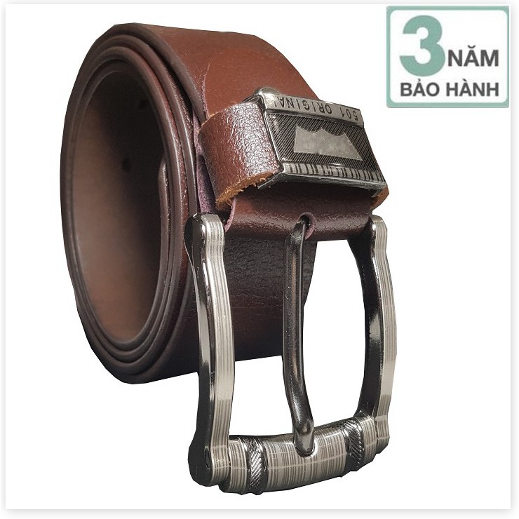 Bảo hành 3 năm - Dây nịt da bò nguyên tấm Ruby Luxury