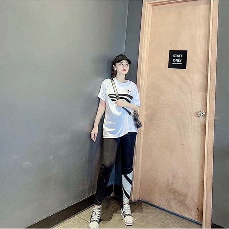 Bộ thể thao Phối 3 Sọc siêu HOT, đồ bộ quần dài Chất Thun Cotton 100%. | BigBuy360 - bigbuy360.vn
