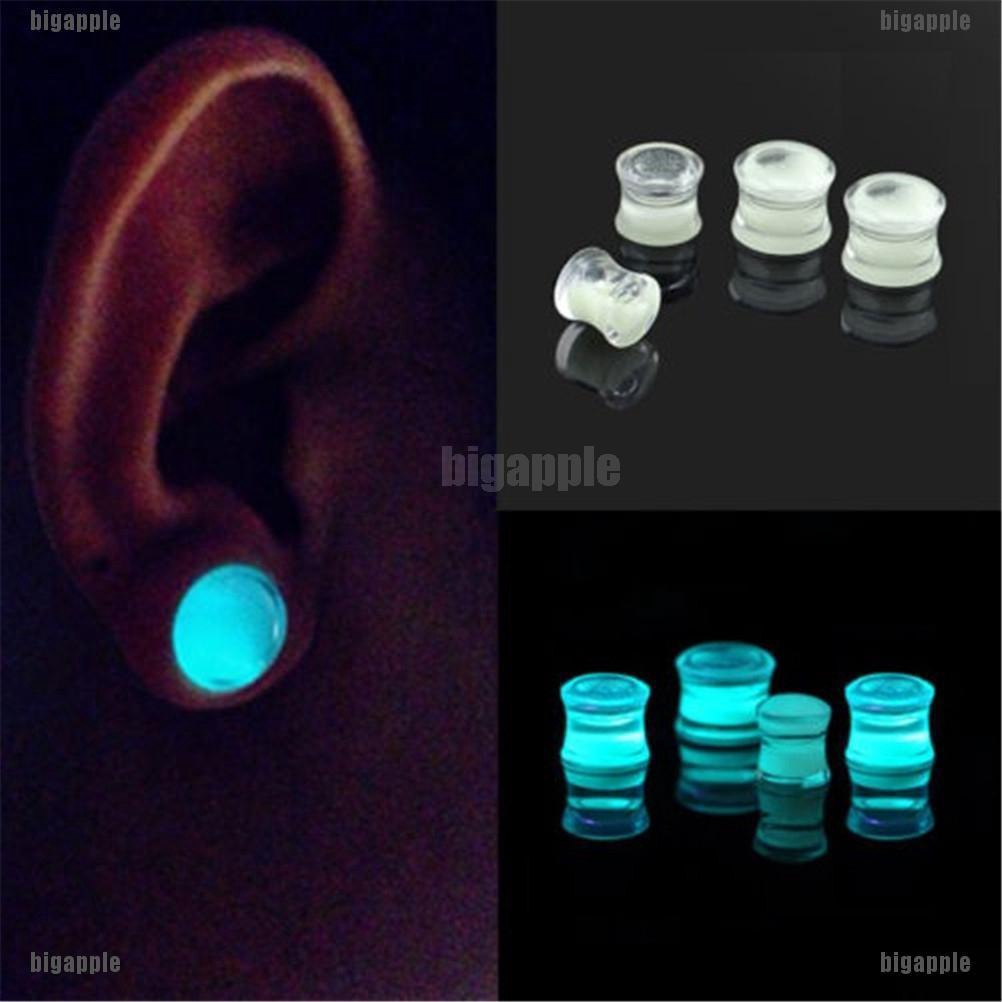 Khuyên tai làm giãn lỗ xỏ khuyên phát sáng trong đêm sáng tạo